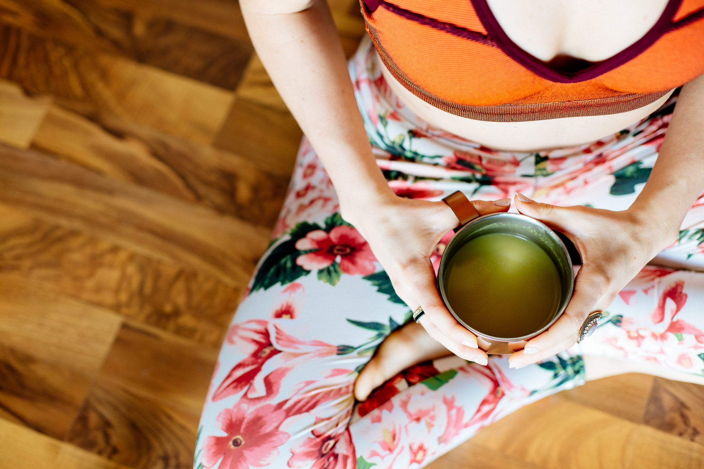 Chillin' with my matcha <3
