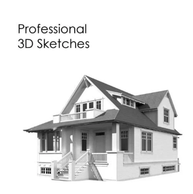 Professional 3D Architectural Sketches