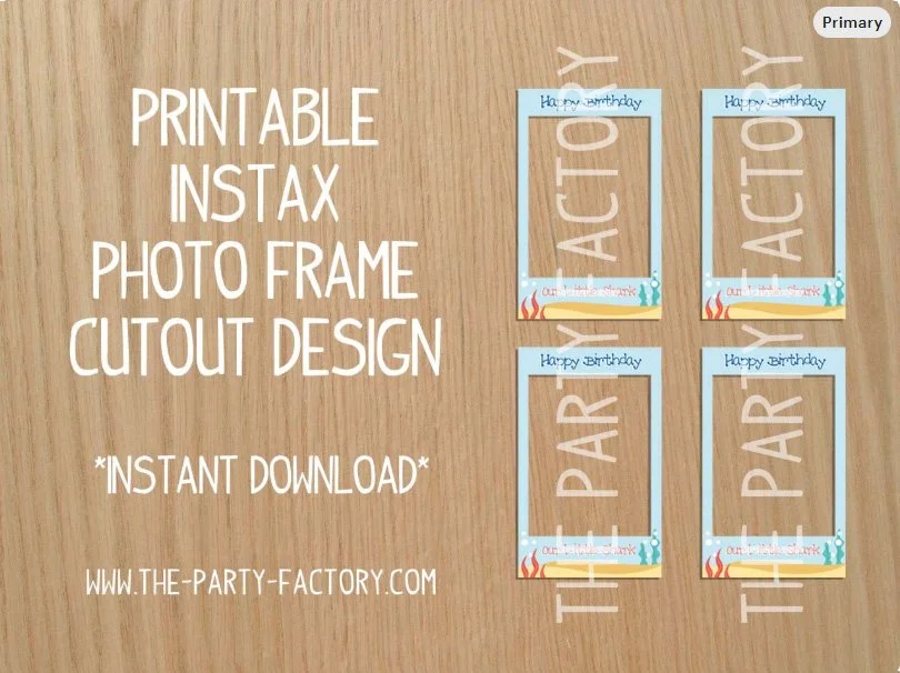 Baby Shark Instax Photo Frame