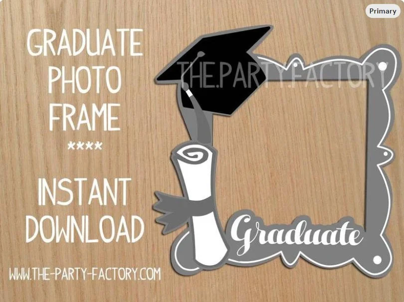 Graduation Photo Booth Printable Frame