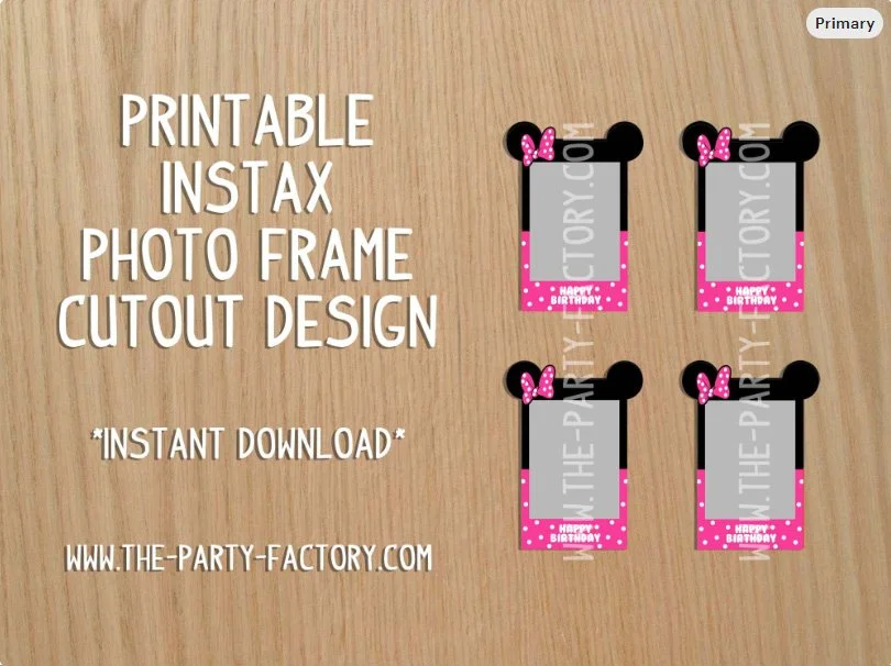 Minnie Mouse Instax Photo Frame