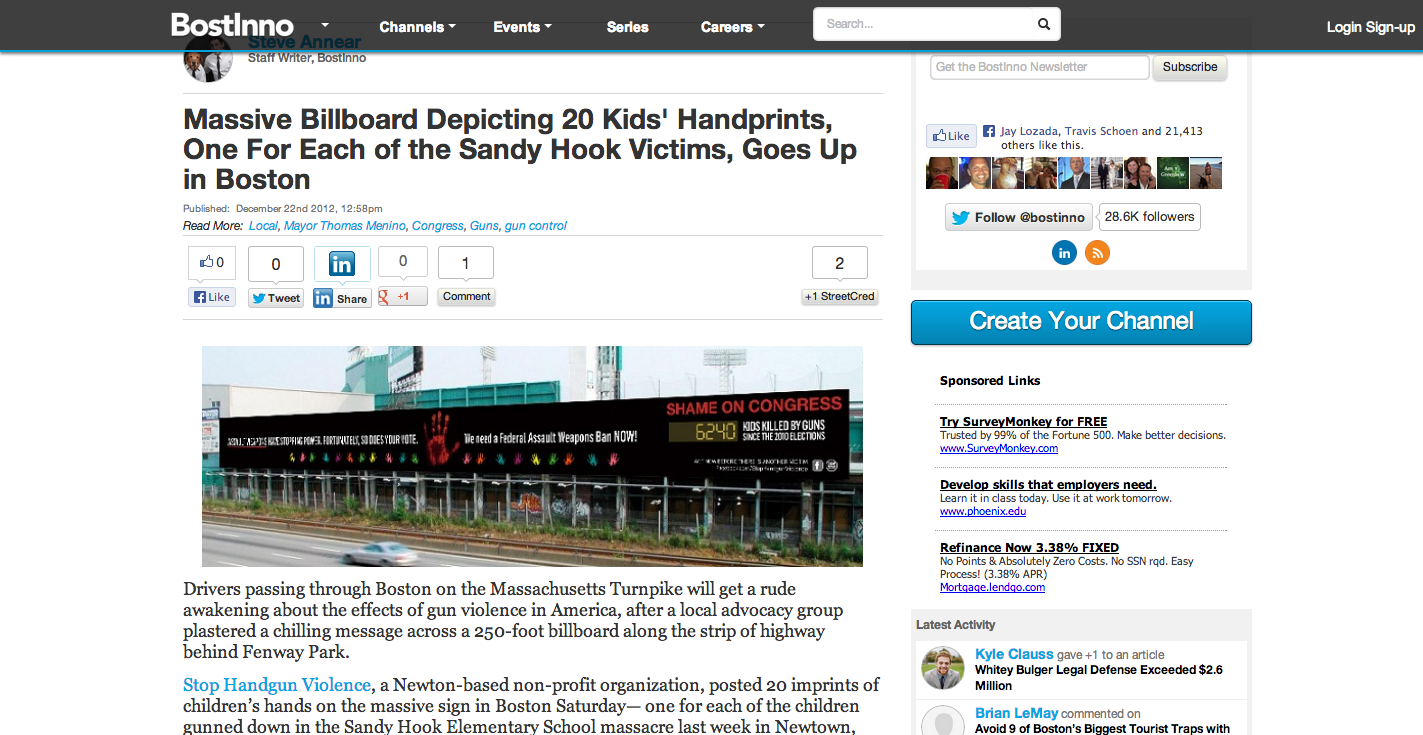 Stop Hand Gun Violence Large Billboard Goes up in Boston After NRA Speech  BostInno_o.png