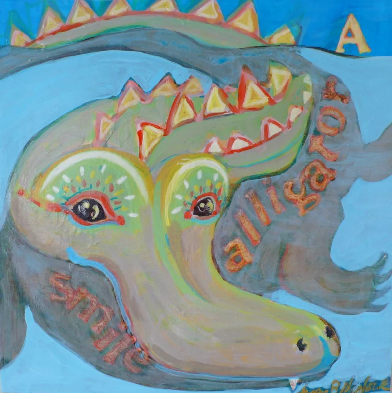 A is for Alligator Smile