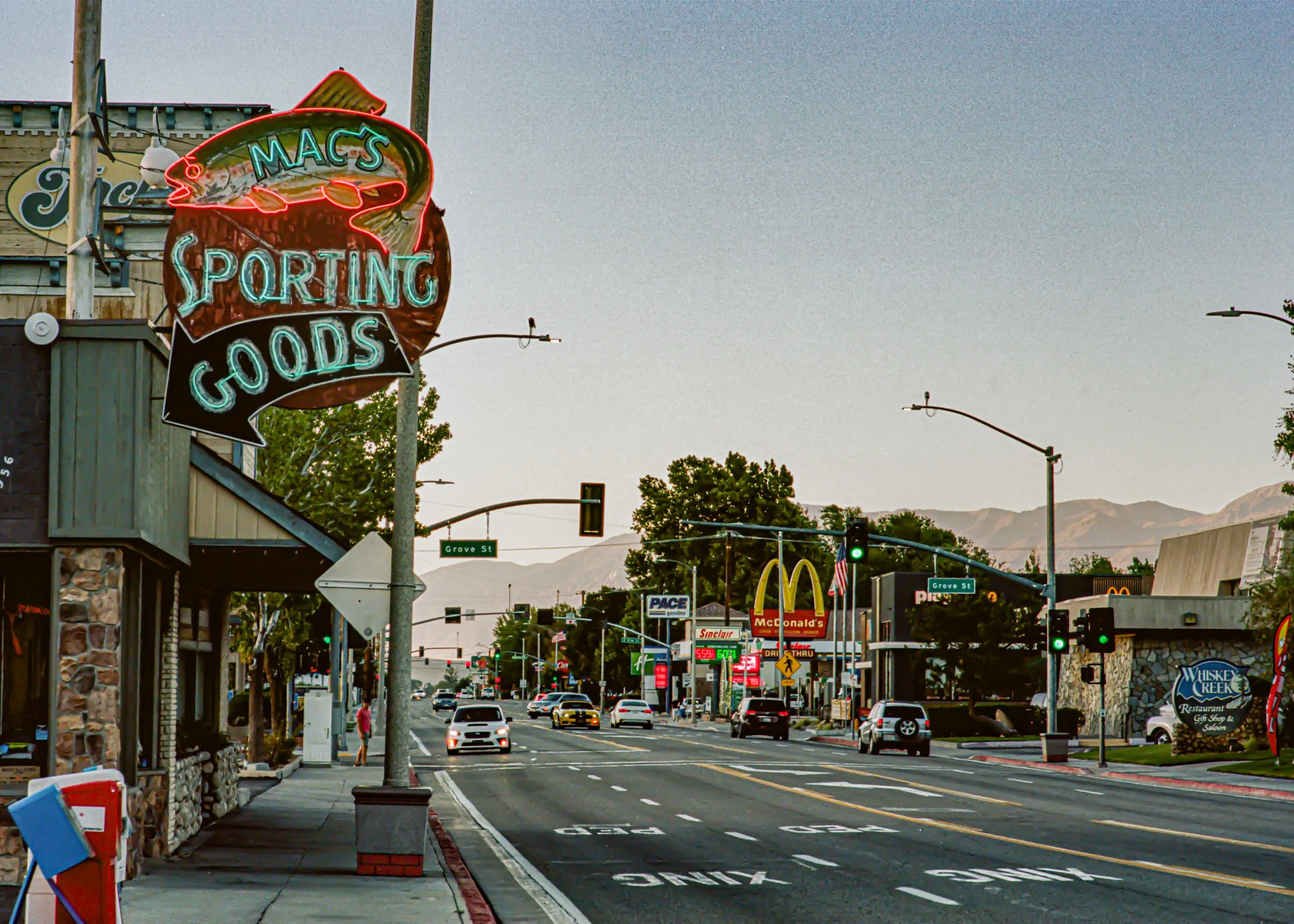 downtown Bishop, California