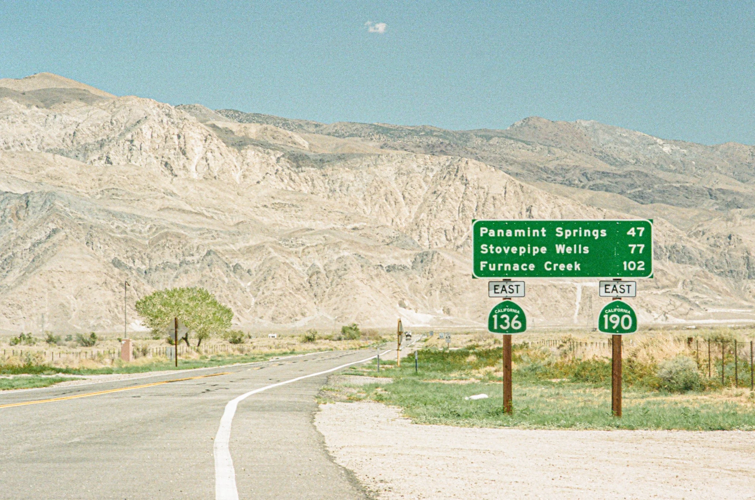 from Owens Valley to Death Valley