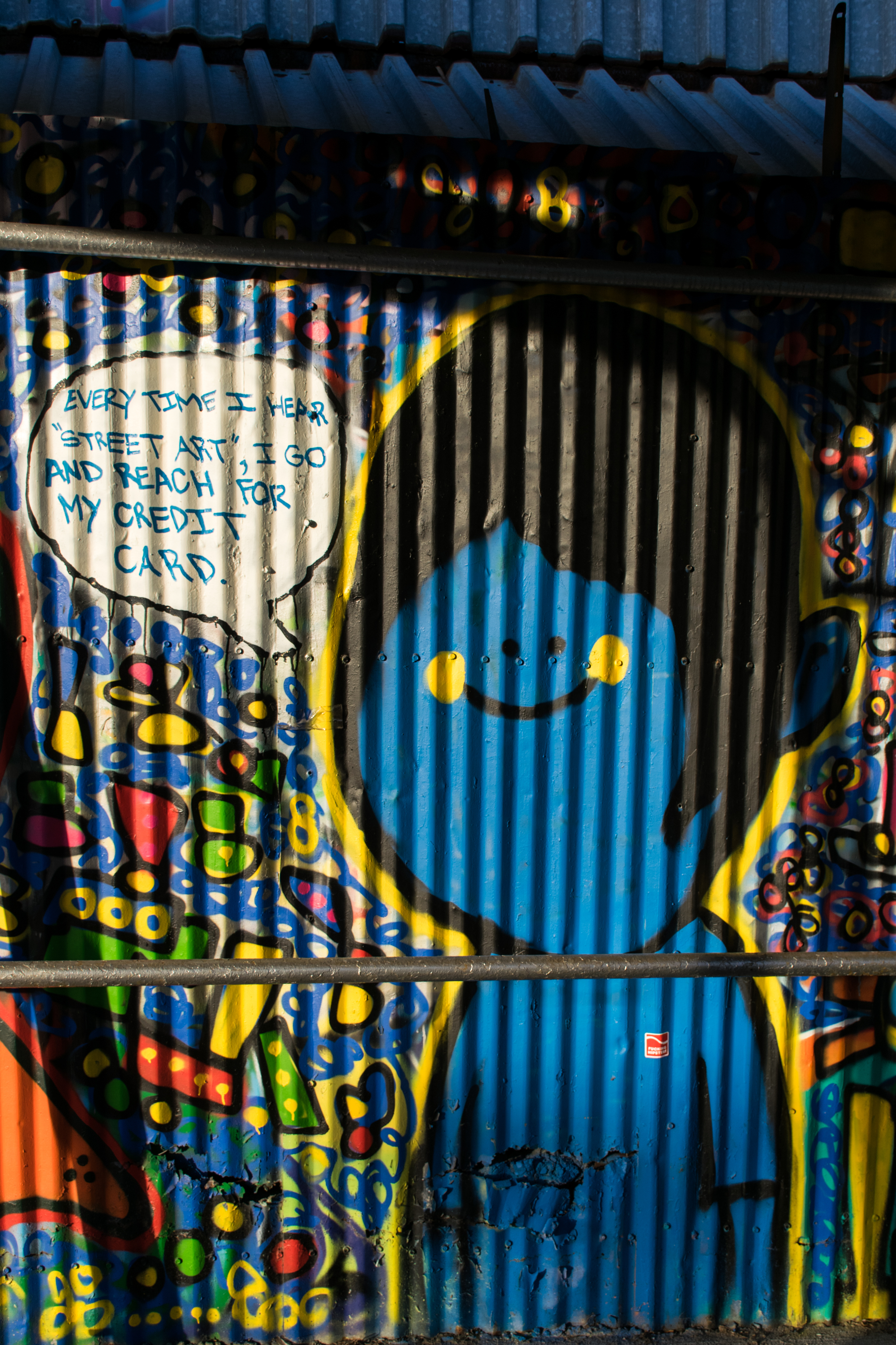 Mr. Art Snob at the Welling Court Murals