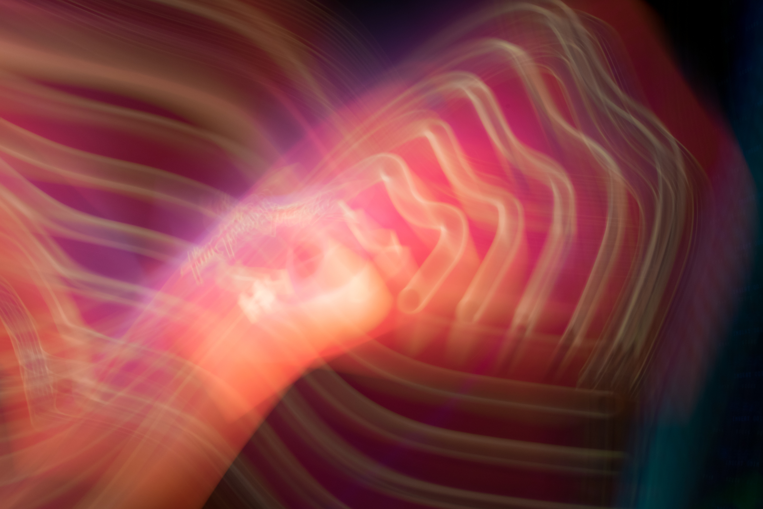 Hologram, acting like a flamenco dancer's skirt