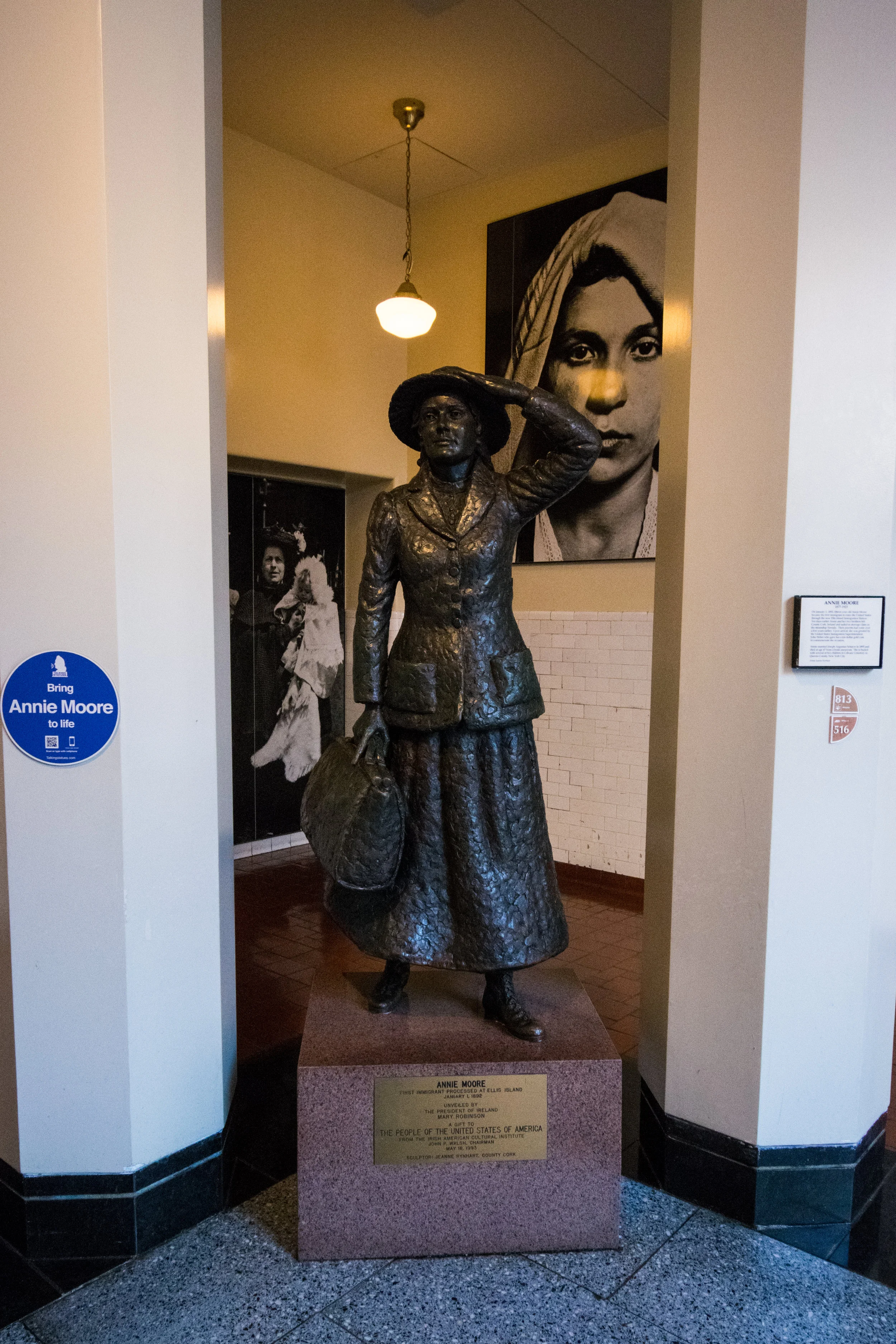 Ellis Island's first immigrant, Annie Moore
