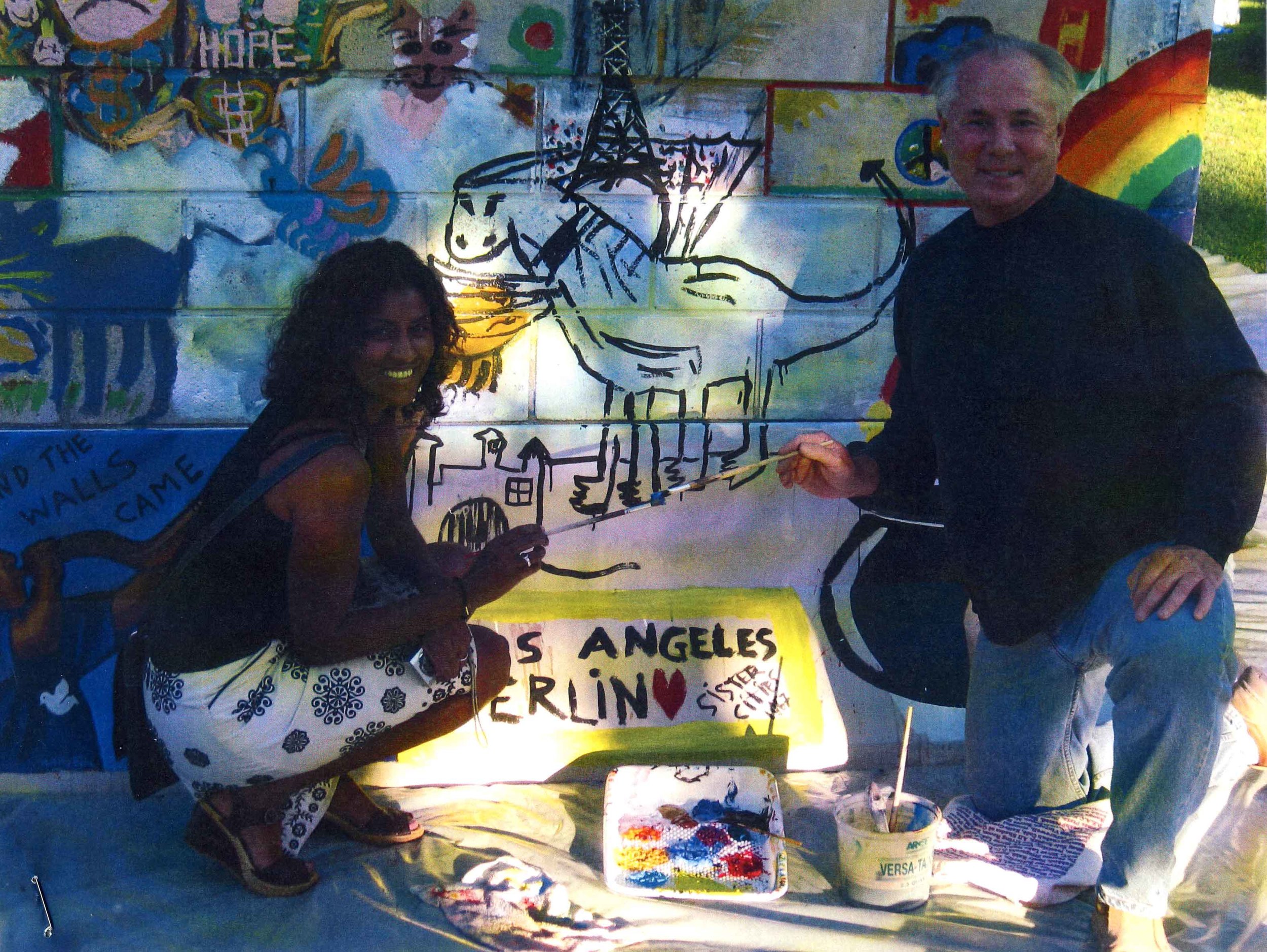   Director of Arts and Culture, City of Los Angeles, Kamilla Blanche and Councilmember of the 4th District, Tom LaBonge  