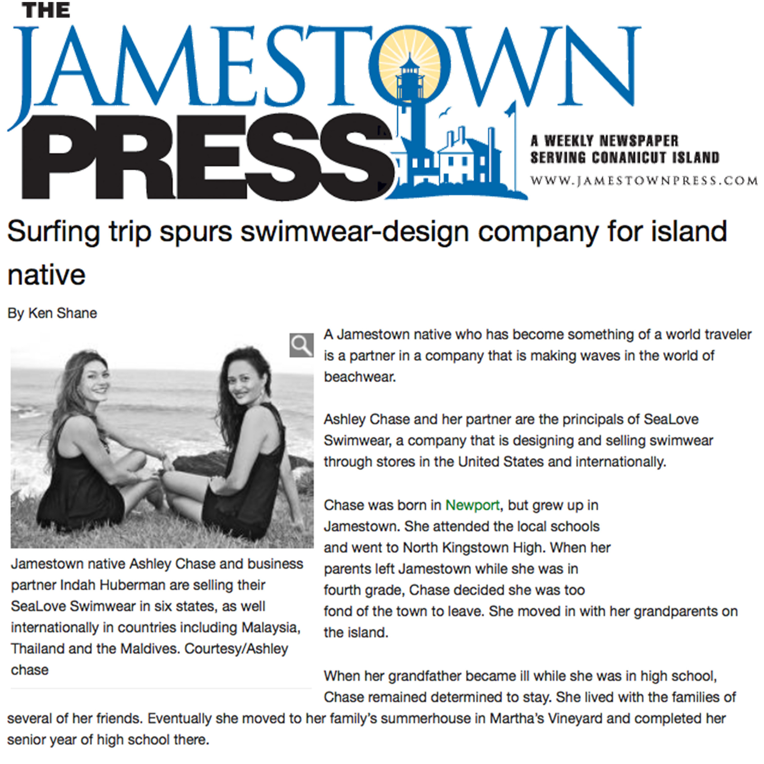 Jamestown press