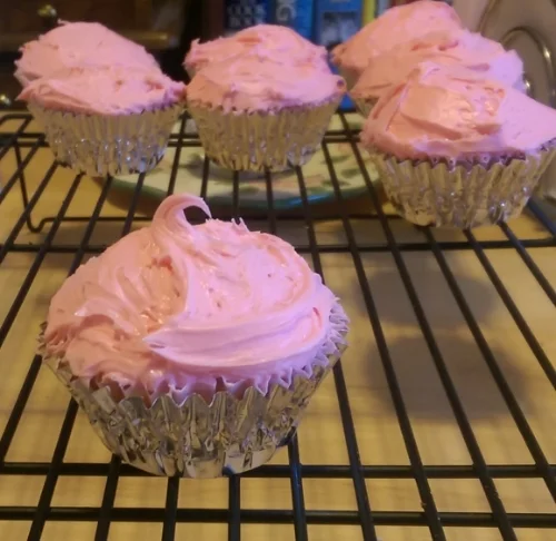 Strawberry cupcakes