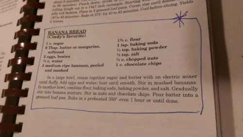 My mom's recipe in our family cookbook.