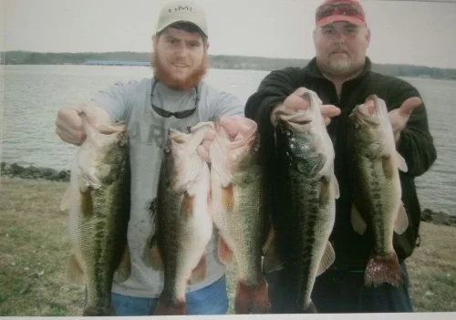 Nate Sullivan and his son caught 18 lbs on Lake Anna with help from The Hook Pal