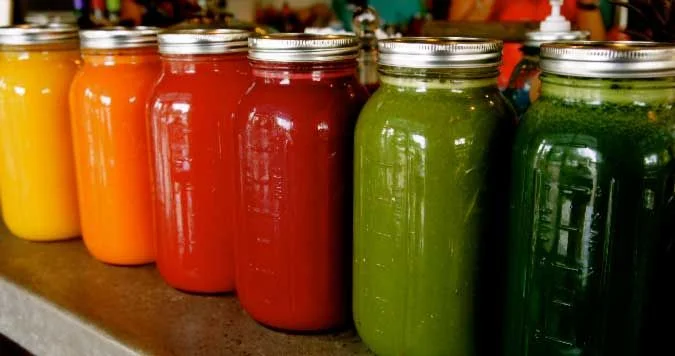 Fresh juices are beneficial - provided the fruit:vegetable ratio are 1:4.