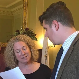 Donna Martin and Andrew McQuaide