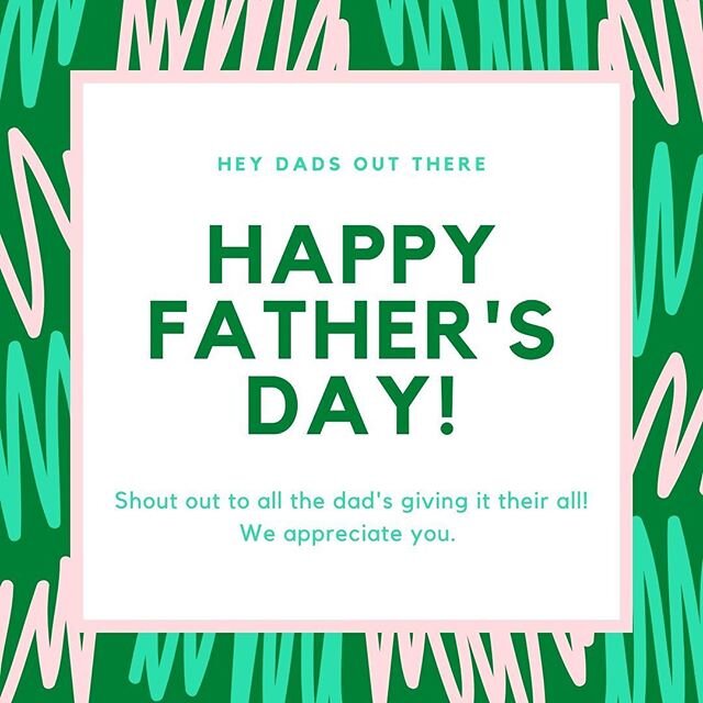 Shout out to all dad's today and all that you do for your kids! I hope you get a well-deserved nap!⁠⠀
.⁠⠀
I wouldn't be half the lady I am today if it wasn't for my dad! A great lesson he always says is: &quot;if you never try you can never have the 