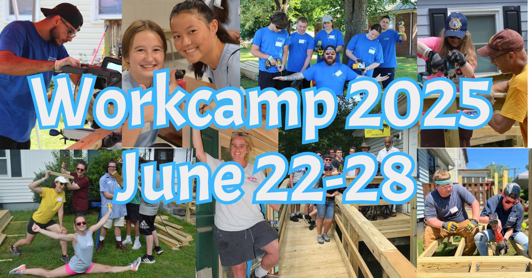 🌟 Exciting News! 🌟

We are thrilled to announce that Workcamp 2025 will be happening in June! 🌍✨

Get ready for an unforgettable experience of community, learning, and impactful work. More details coming soon, so stay tuned and start planning for 