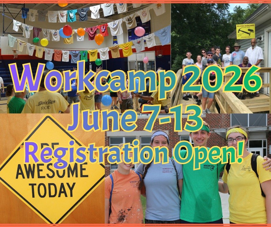 Registration for Workcamp 2026 is OPEN NOW! 🕊 Click the link below to register your group! 🔨

https://www.tcworkcamps.org/registration