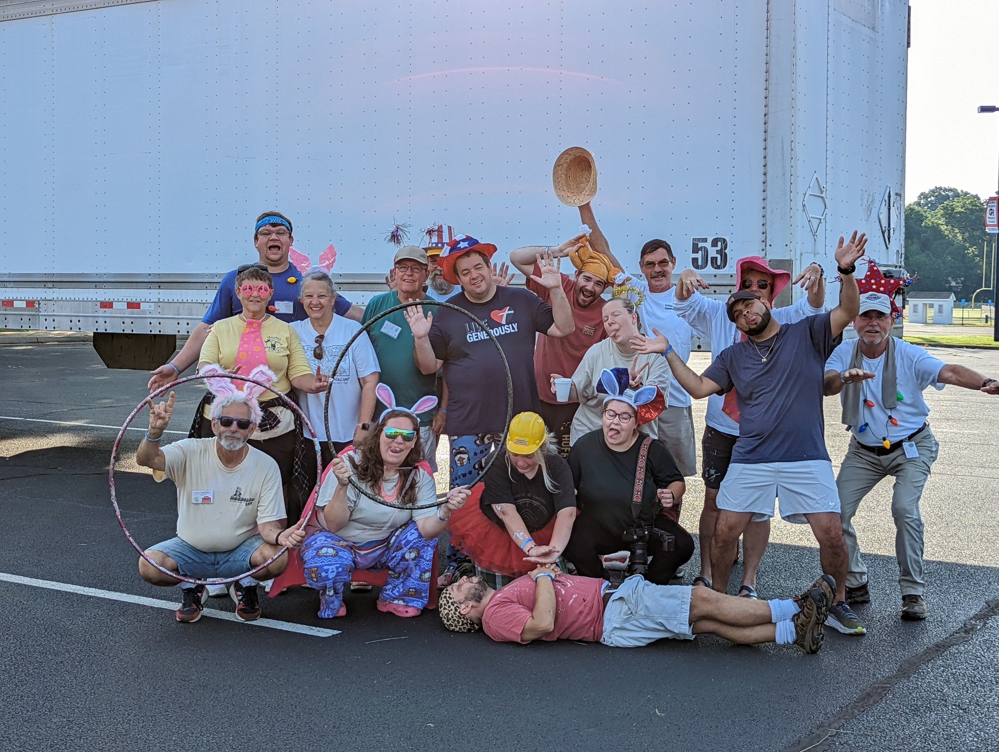 Are you ready to be back with these CRAZY Workcamp Staffers? They sure are!