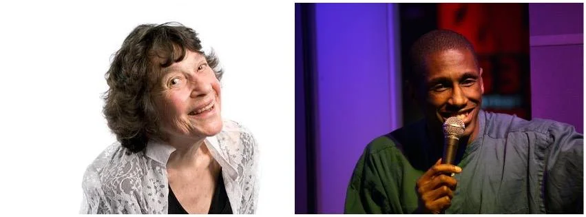 Our Super Fabulous Christmas ENGLISH COMEDY Show: With Andy Valvvr and … From the US...author and comic...Lynn Ruth Miller!!! From UK via Jamaica via Germany James Allan