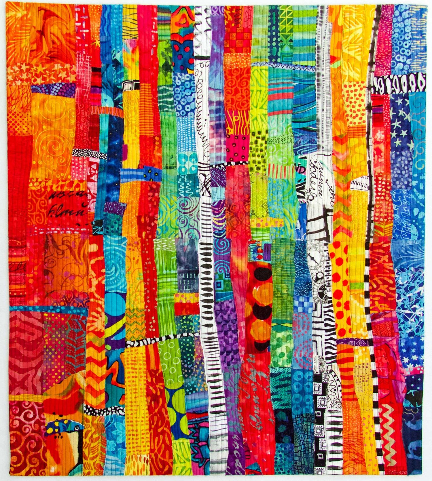 Colorful Abstract Art Quilts — Susan Rienzo Designs