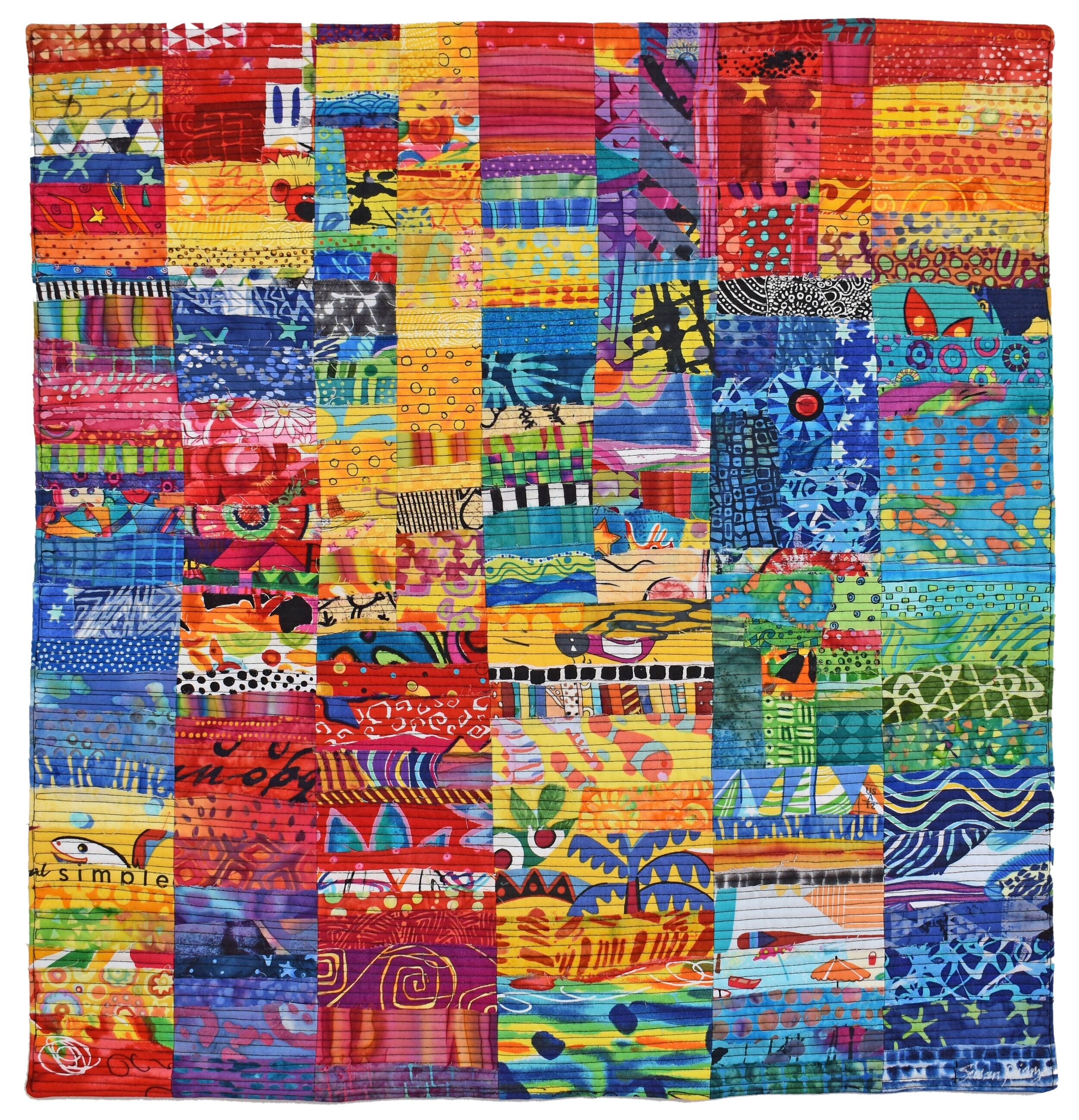 Colorful Abstract Art Quilts — Susan Rienzo Designs