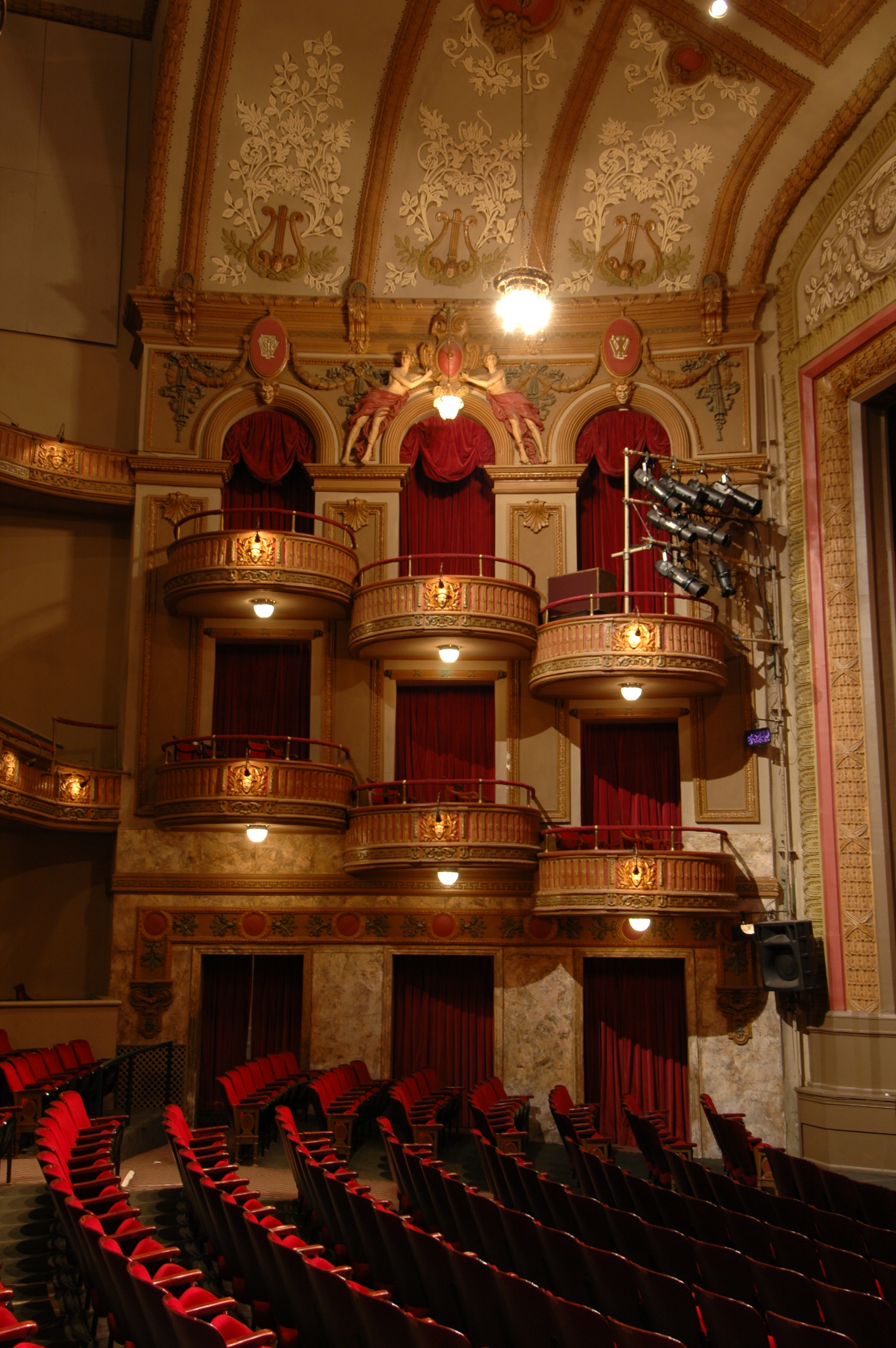  Interior of the Wells Theatre 2015 