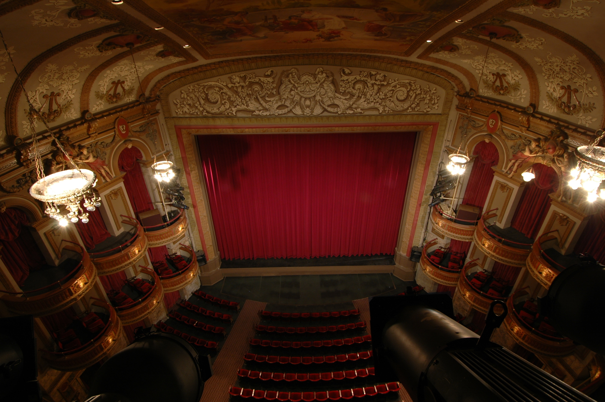  Interior of the Wells Theatre 2015 