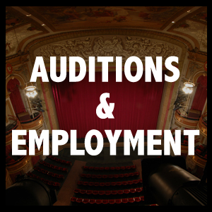Check out our current audition and employment opportunities, including the PRODUCING DIRECTOR as well as our SUMMER INTERN program.