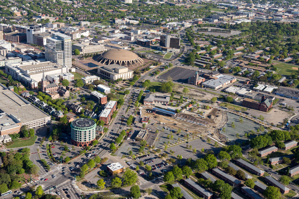 St. Paul's Boulevard Present Day (click to enlarge)