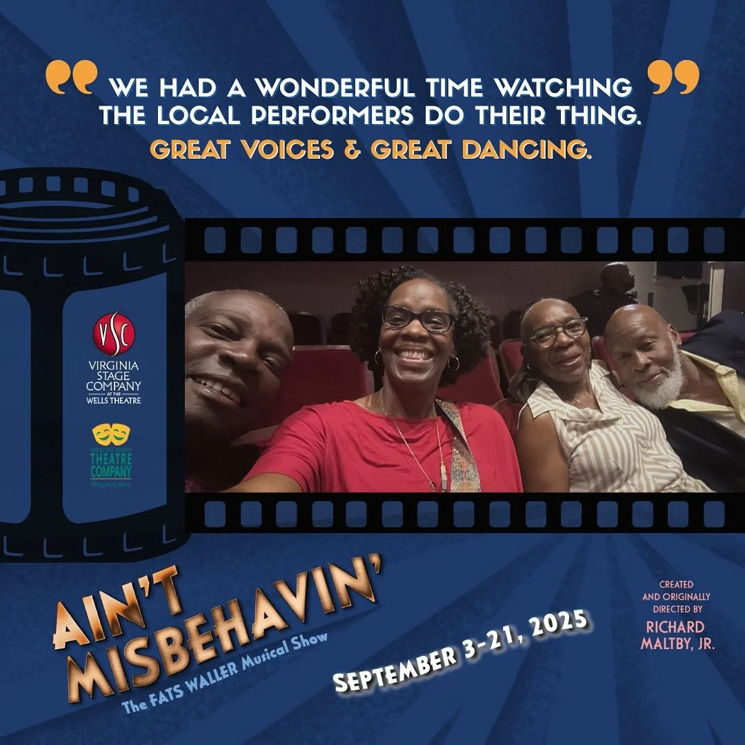 Our audiences can&rsquo;t stop raving about Ain&rsquo;t Misbehavin&rsquo;! See what folks are saying, then grab your tickets before the joint is jumpin&rsquo; without you. 🎟️🕺🏾🎙️ 

#nsu #norfolk #downtownnorfolk #hrva #hamptonroads #aintmisbehavi