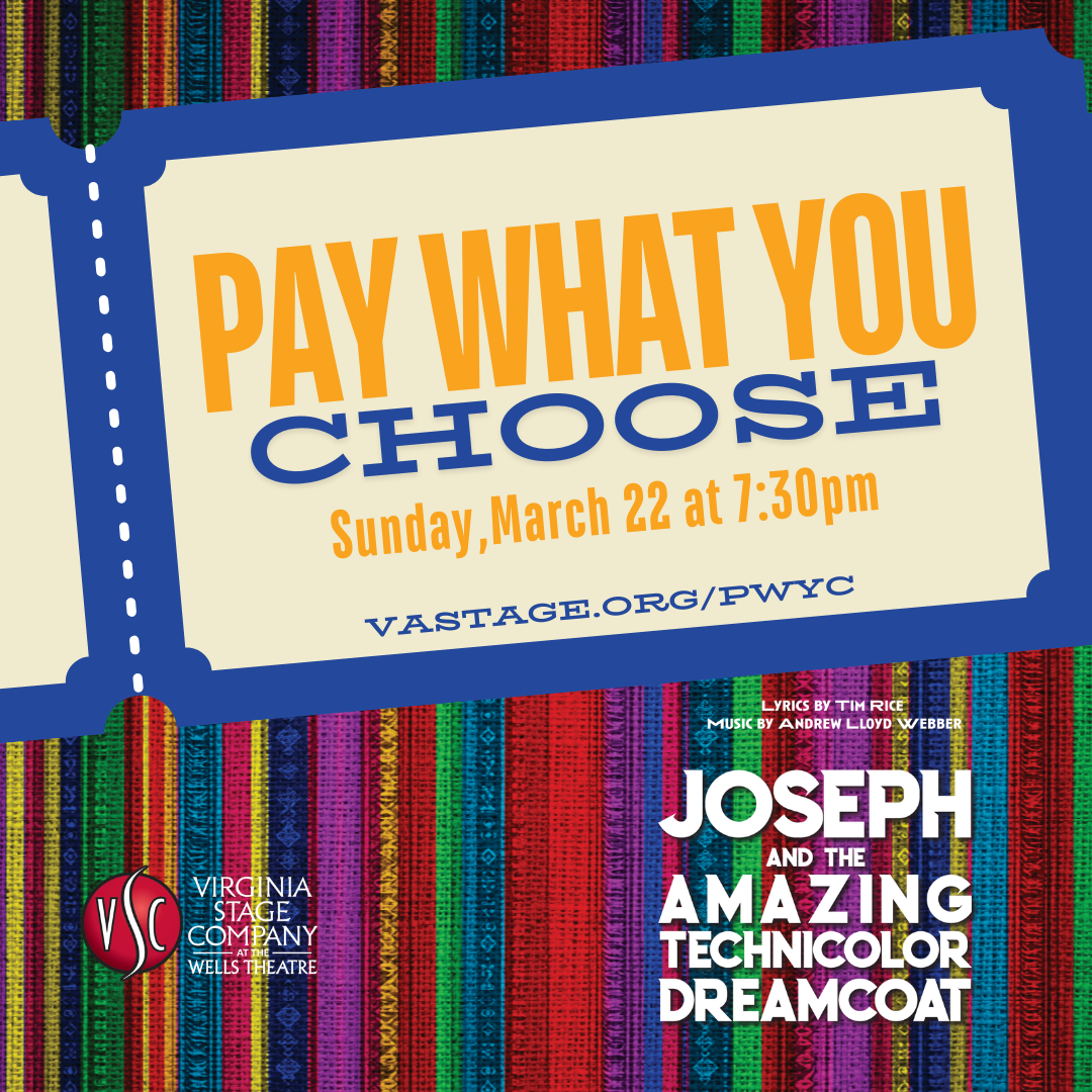 Pay What You Choose Night for Joseph and the Amazing Technicolor Dreamcoat