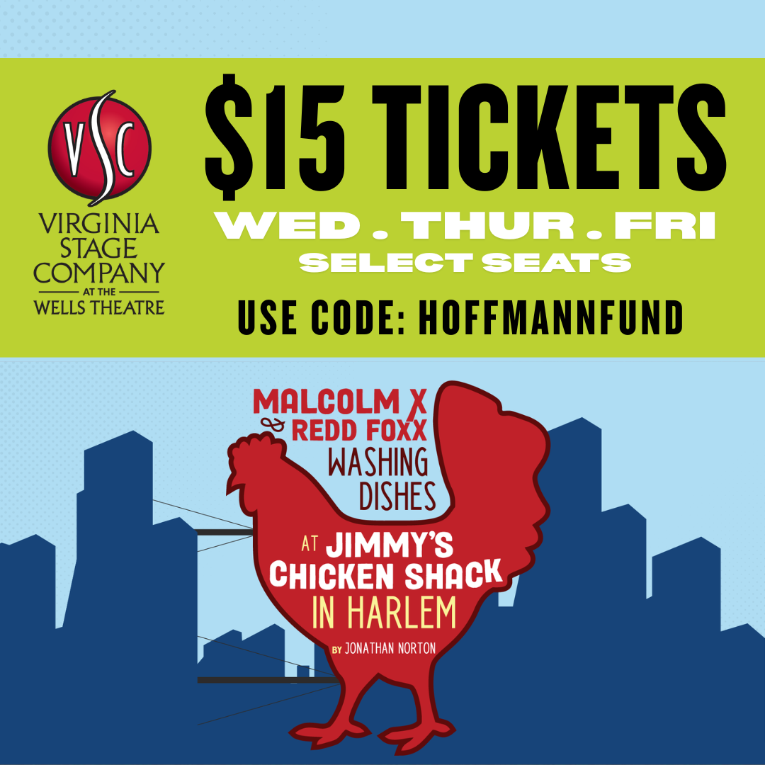 Big Story. Small Price. $15 Tickets Available | Malcolm X and Redd Foxx Washing Dishes at Jimmy's Chicken Shack in Harlem