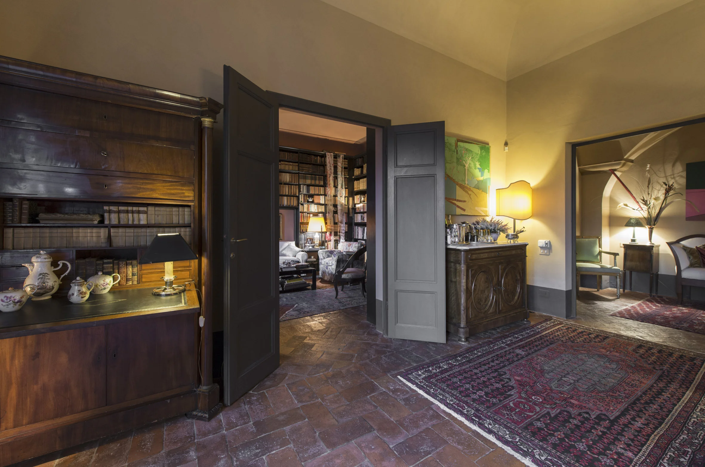 Lounge con vista sulla Libreria