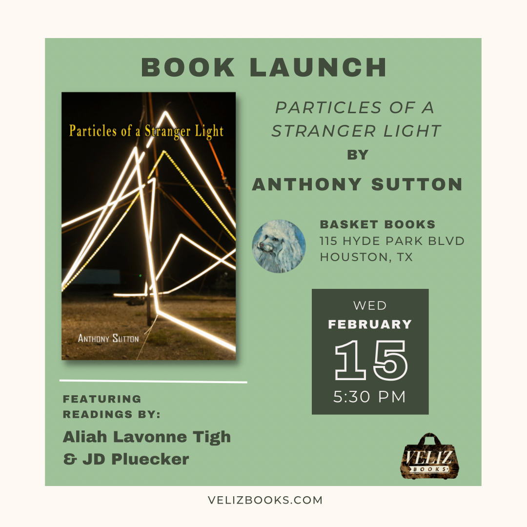 Anthony Sutton's PARTICLES OF A STRANGER LIGHT Book Launch at Basket Books