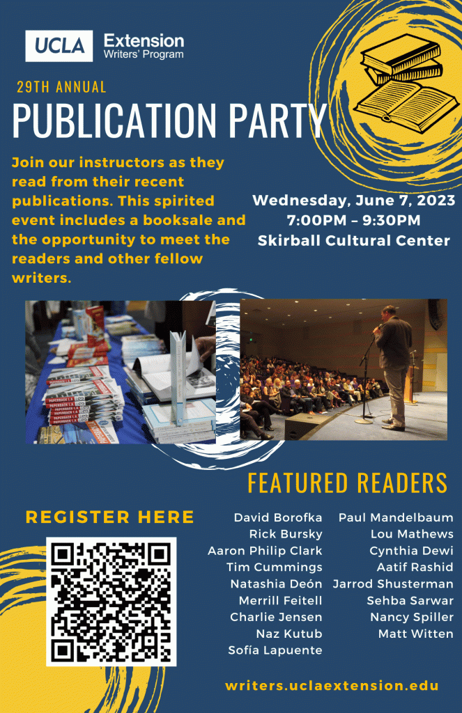 Sehba Sarwar @ the UCLA Extension Publication Party