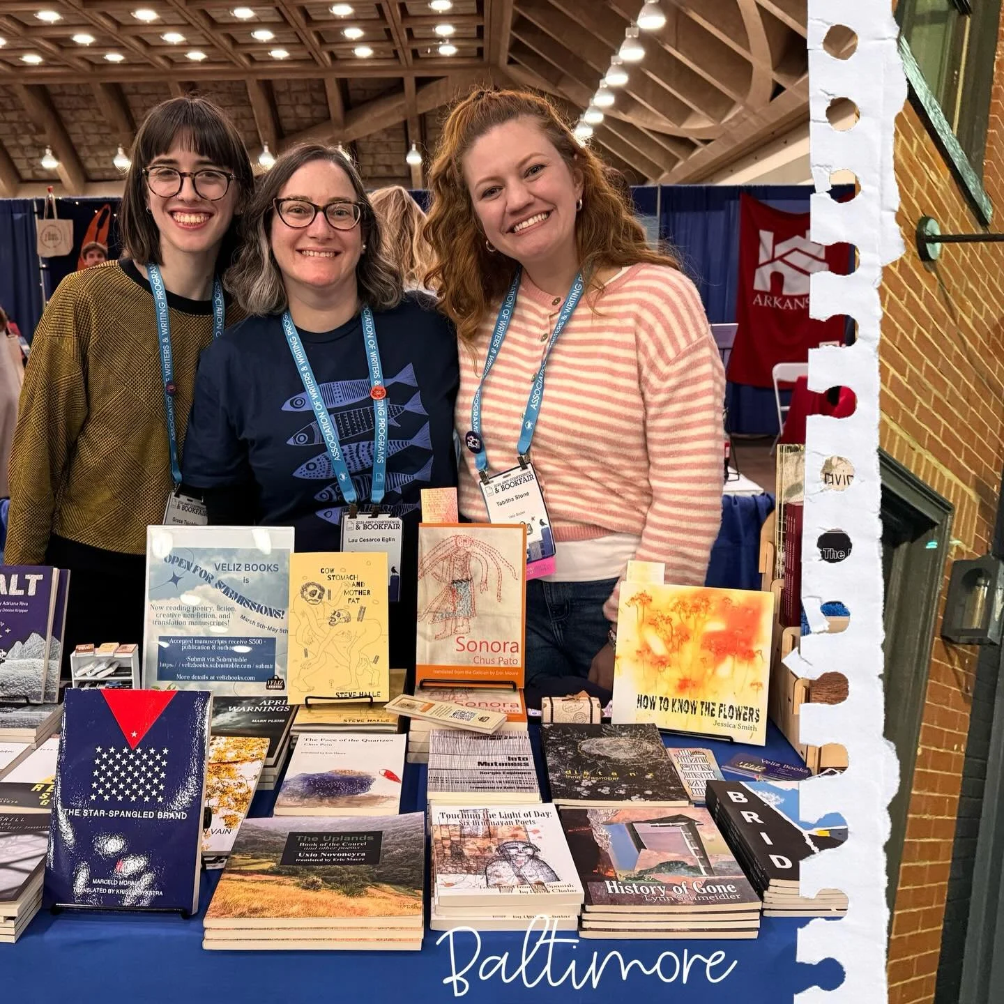 #AWP26 has come to an end! We had a blast in Baltimore! Thank you to everyone who stopped by our table &amp; supported our small press, it means the world to us! We hope you enjoy your new books and we will see you next year in Chicago🤍🧳📚 #velizbo