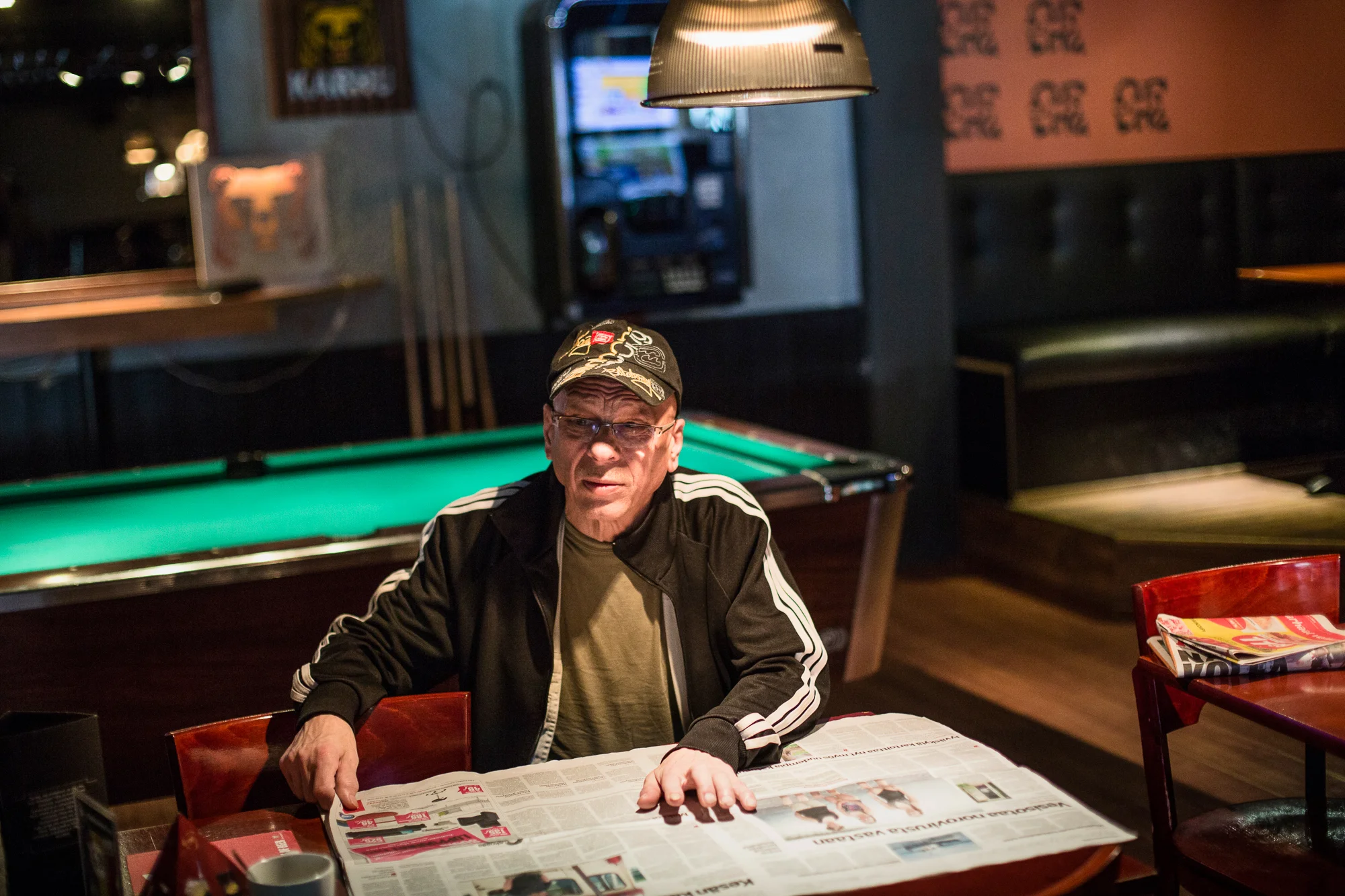  Ville Syrjänen in bar Ohrantähkä.&nbsp;  © Maaseudun Tulevaisuus.&nbsp; 