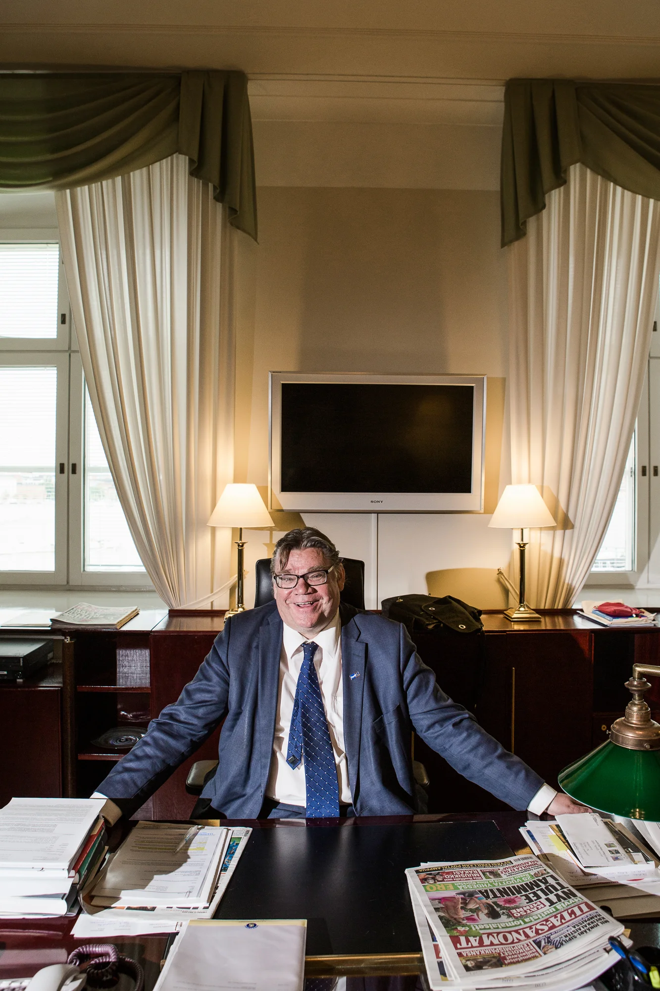  Foreign Minister Timo Soini from True Finns party.  &nbsp;©&nbsp;Maaseudun Tulevaisuus 