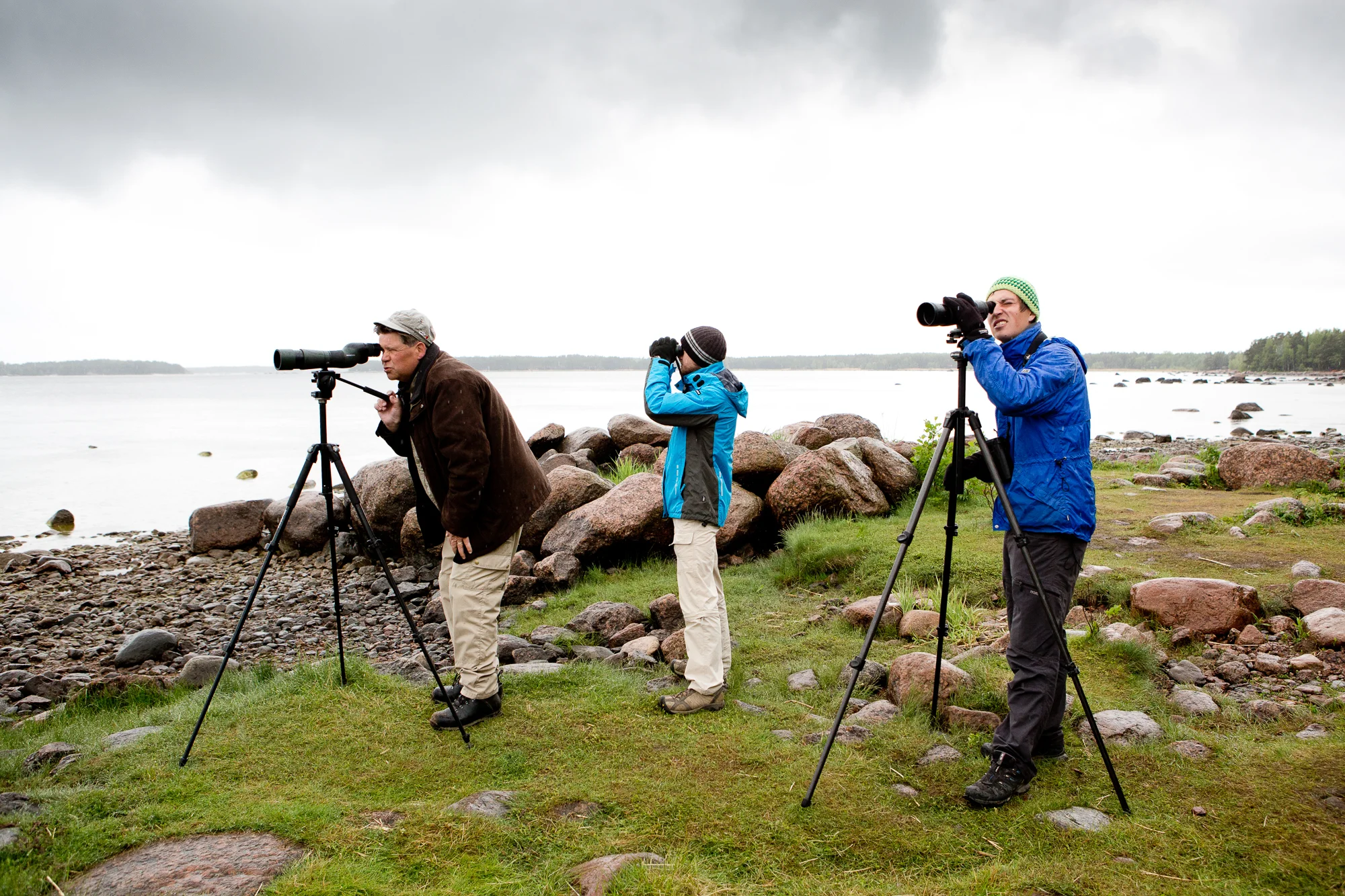  Bird watchers in Virolahti.&nbsp;  © Maaseudun Tulevaisuus 