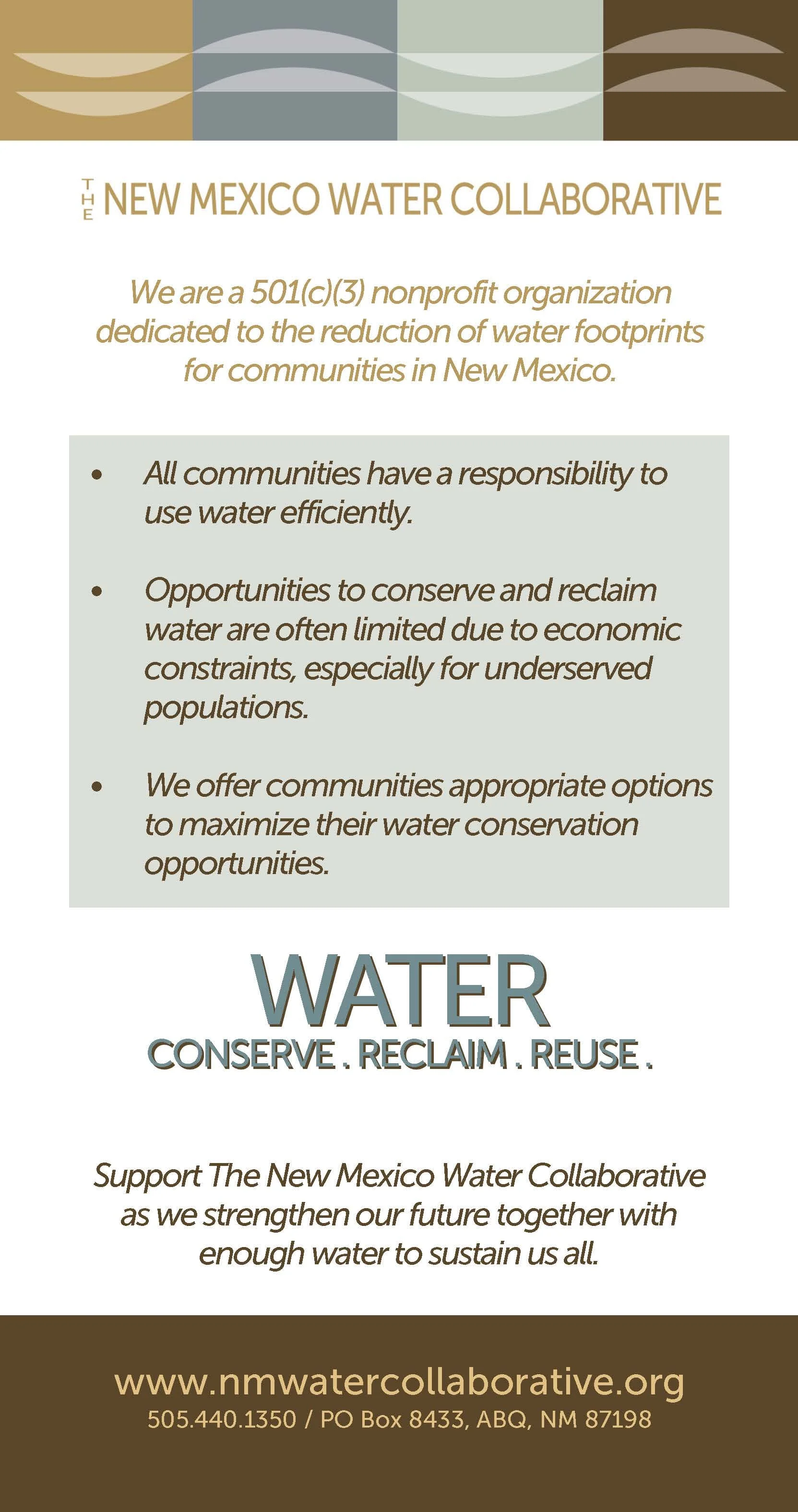 Water Bill Insert