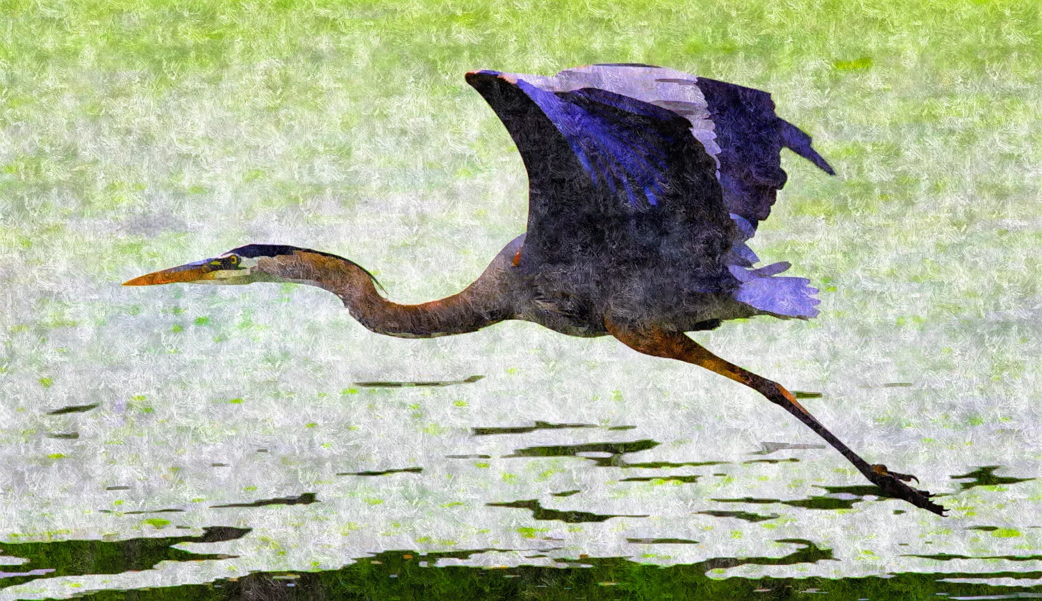 Storybook Heron