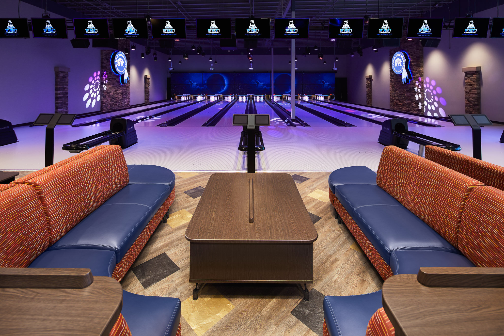 Bowling Alley Interior