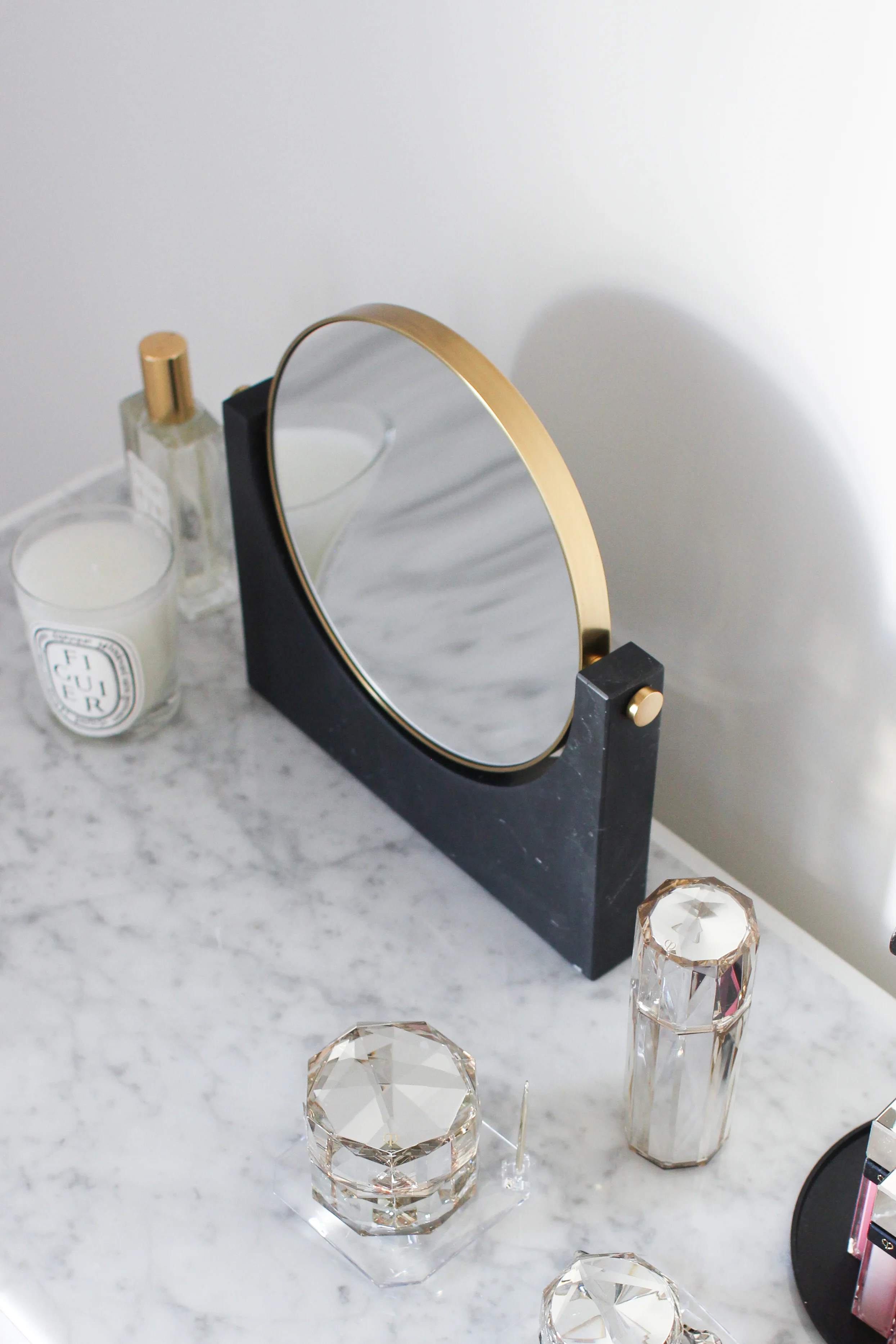 In collaboration with Lumens Light and Living | Pepe Marble Mirror by Menu