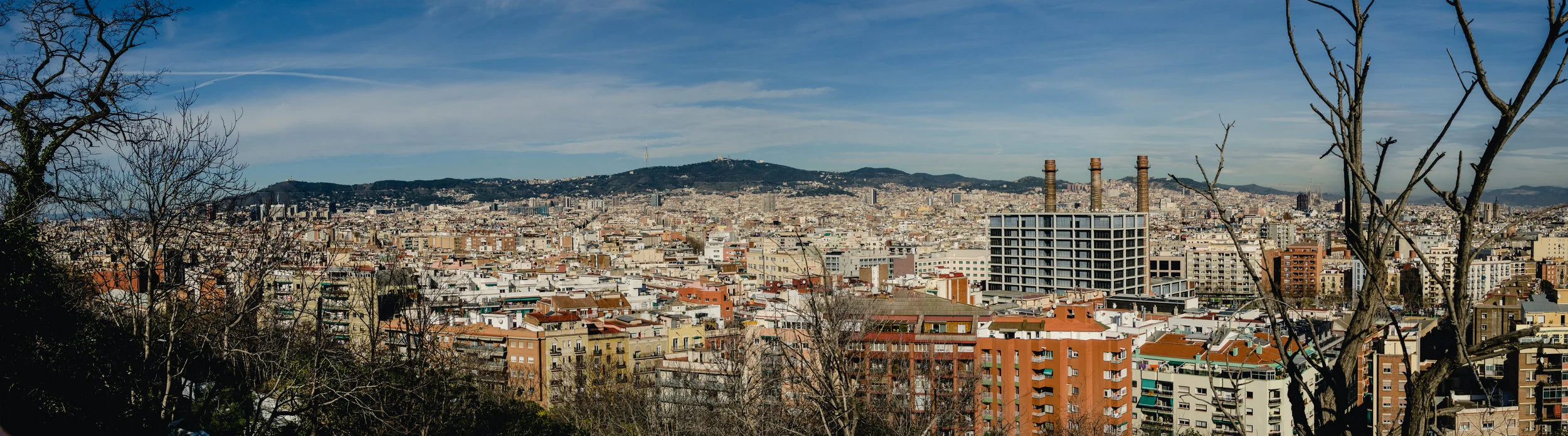 Panorama from Montjuïc