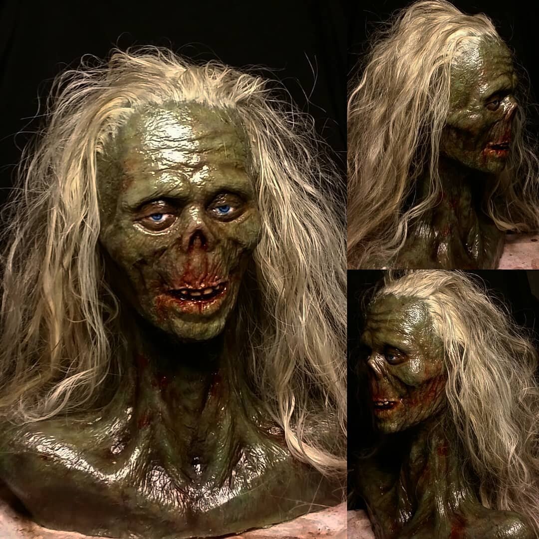 Painted up and rehauled a cool Return of the Living Dead bust for a buddy! One of the best movies ever! 👍😄 #fx #specialfx #specialeffects #sculpture #sculpt #art #airbrush #airbrushing #brains #creepy #corpse #dead #halloweenprops #masks #props #pa
