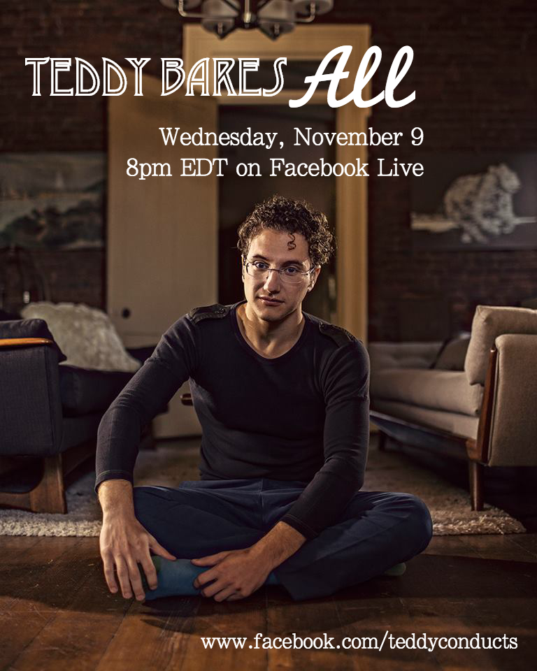TEDDY BARES ALL: A Facebook Live Series