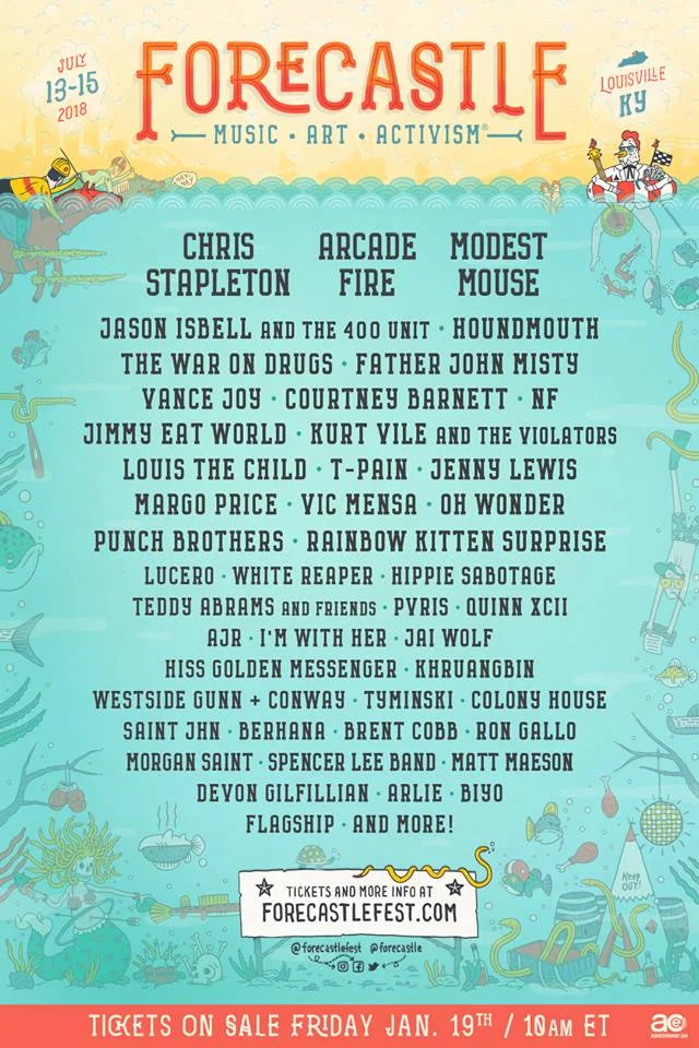 Returning to Forecastle Festival, July 13-15!