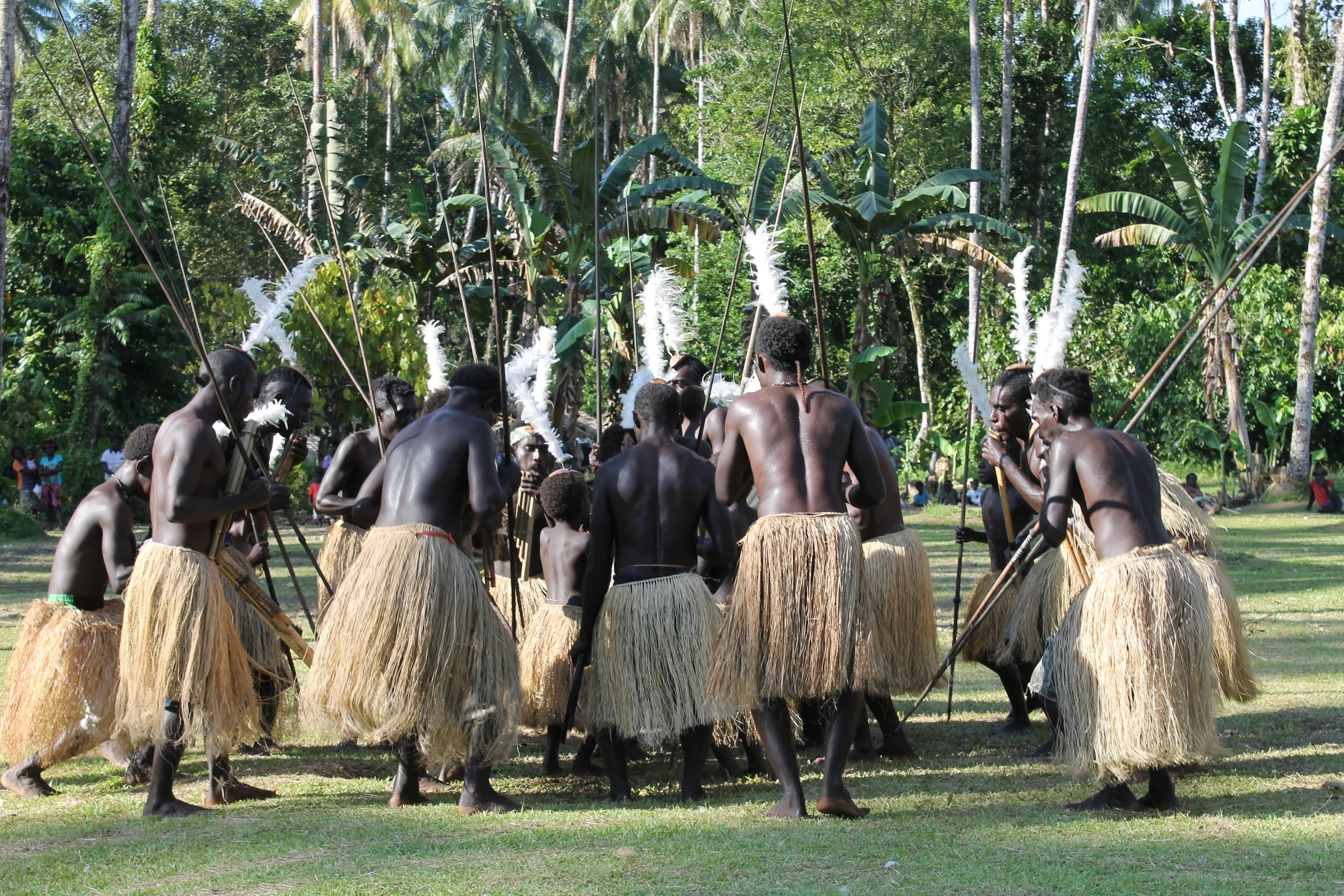 Siwai men dance.JPG