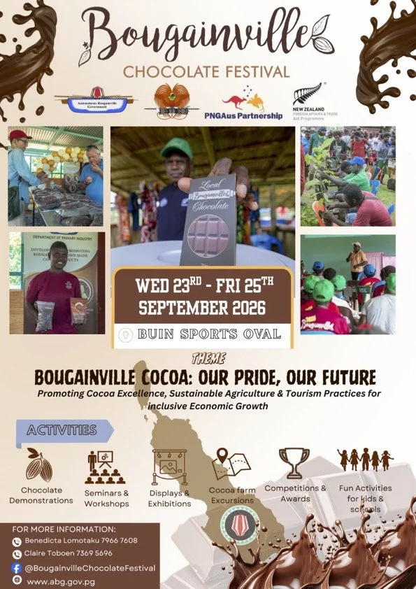 Bougainville Chocolate Festival 2026 Poster